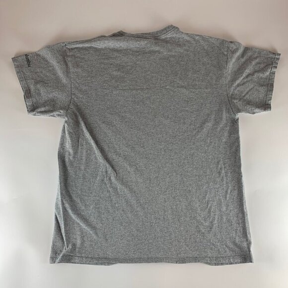 Columbia Gray Short Sleeve Crewneck Shirt Mens Large - Picture 5 of 5